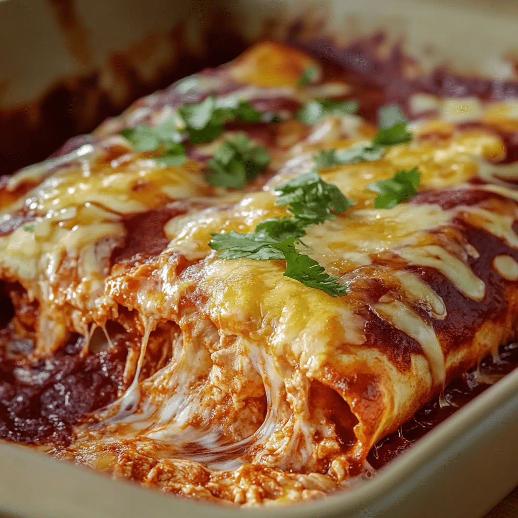 Cheesy Chicken Enchiladas