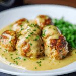 Chicken Meatballs with Honey Mustard Sauce