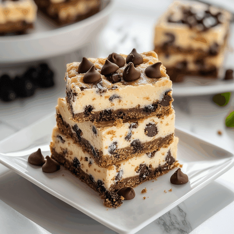 Cookie Dough Cheesecake Bars