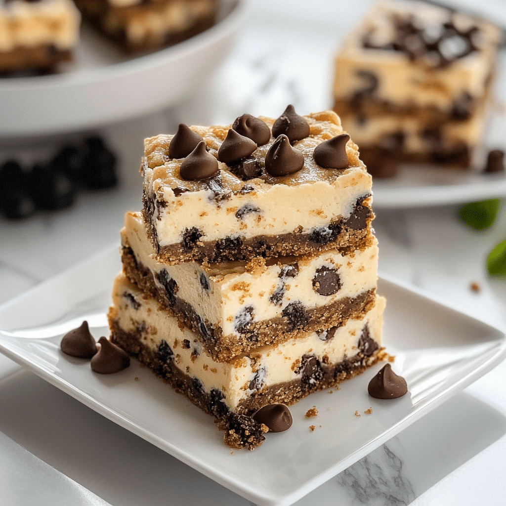 Cookie Dough Cheesecake Bars