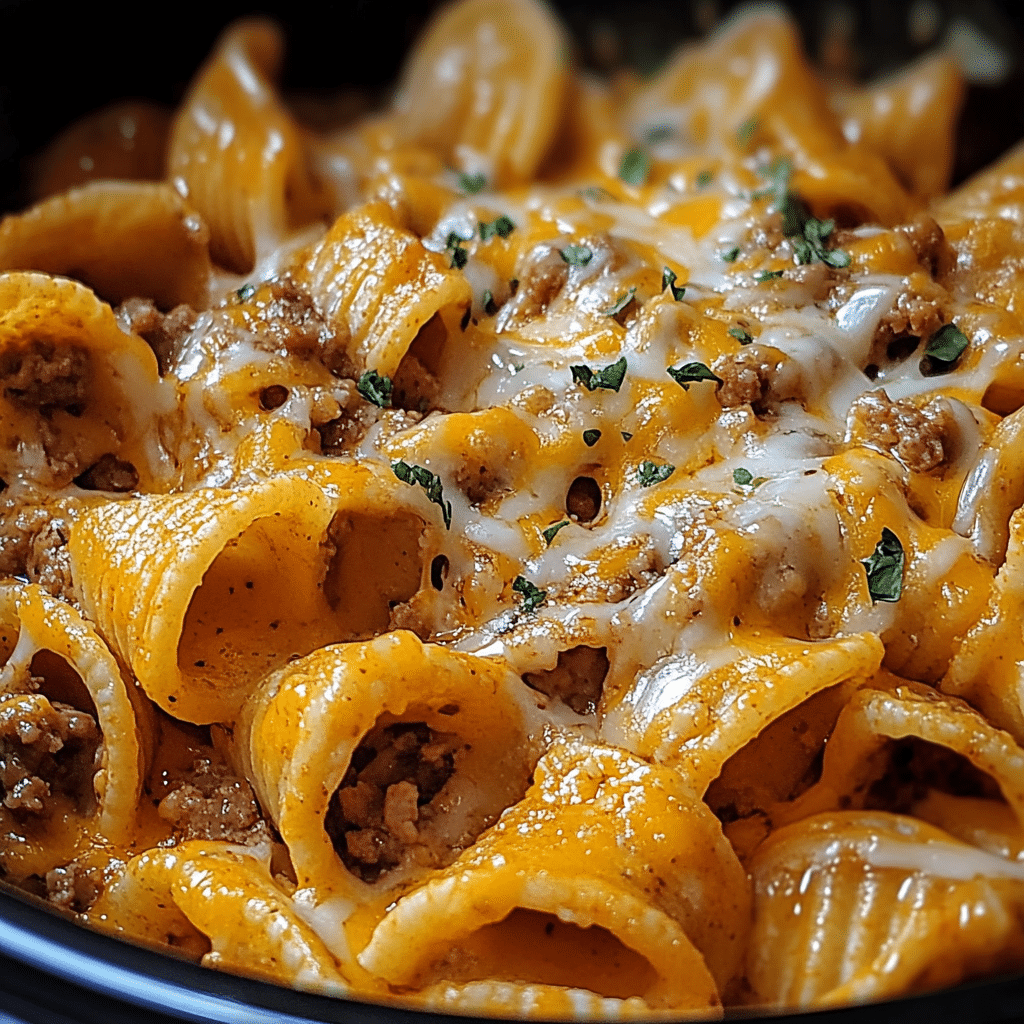 Crock Pot Taco Shells and Cheese