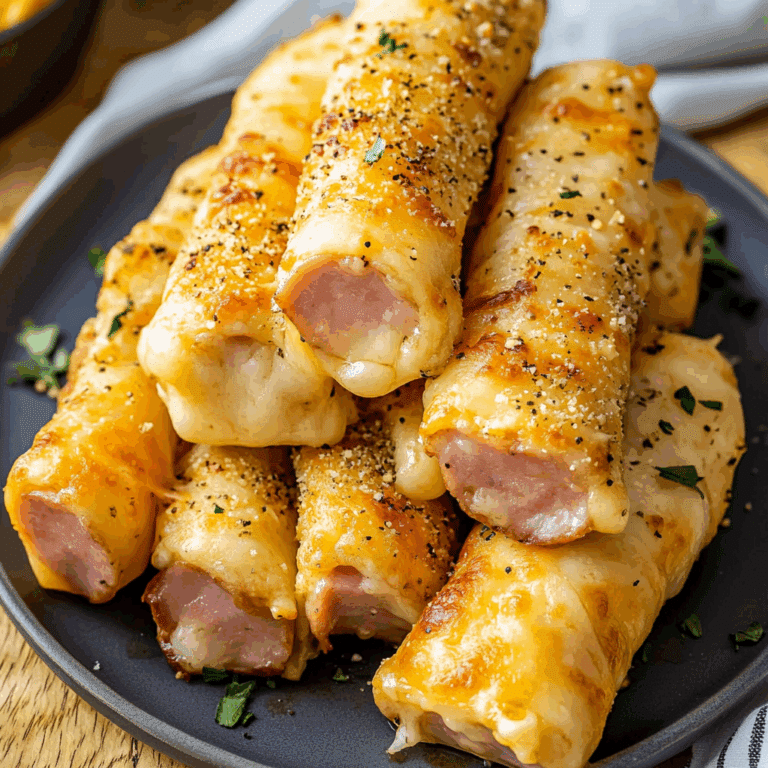 Ham and Cheese Sticks