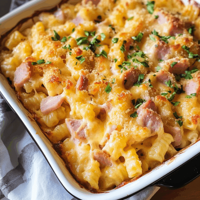 Ham & Cheese Casserole