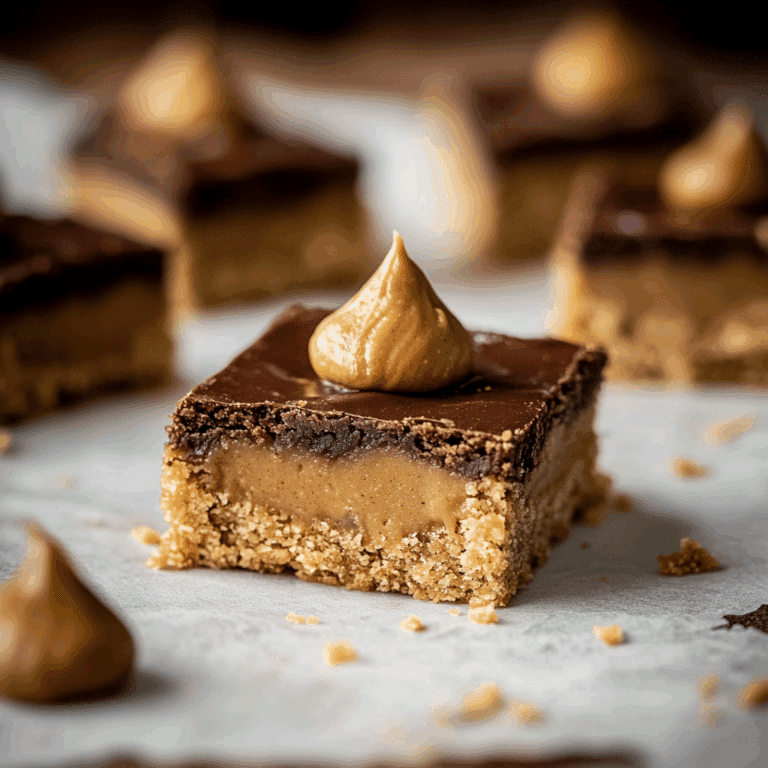 Peanut Butter Blossom Bars