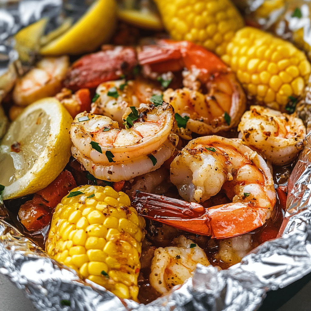 Shrimp Boil Foil Packs