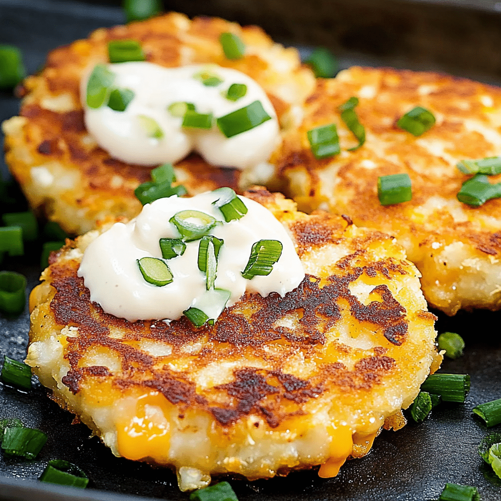Cheesy Cauliflower Patties