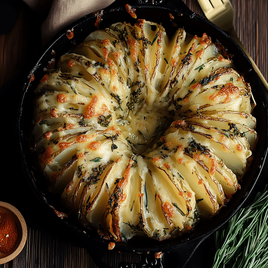 Cheesy Herb-Infused Potato Bake