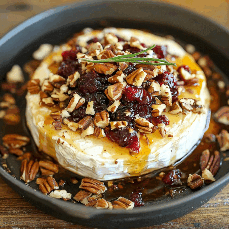 Cranberry Pecan Baked Brie