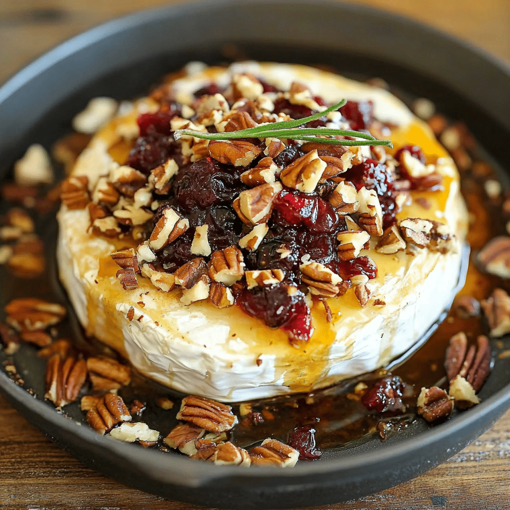Cranberry Pecan Baked Brie