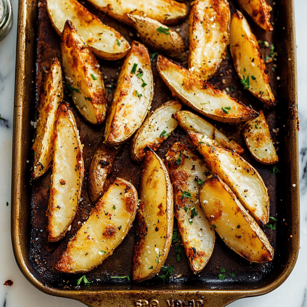 Crispy Baked Potato Wedges