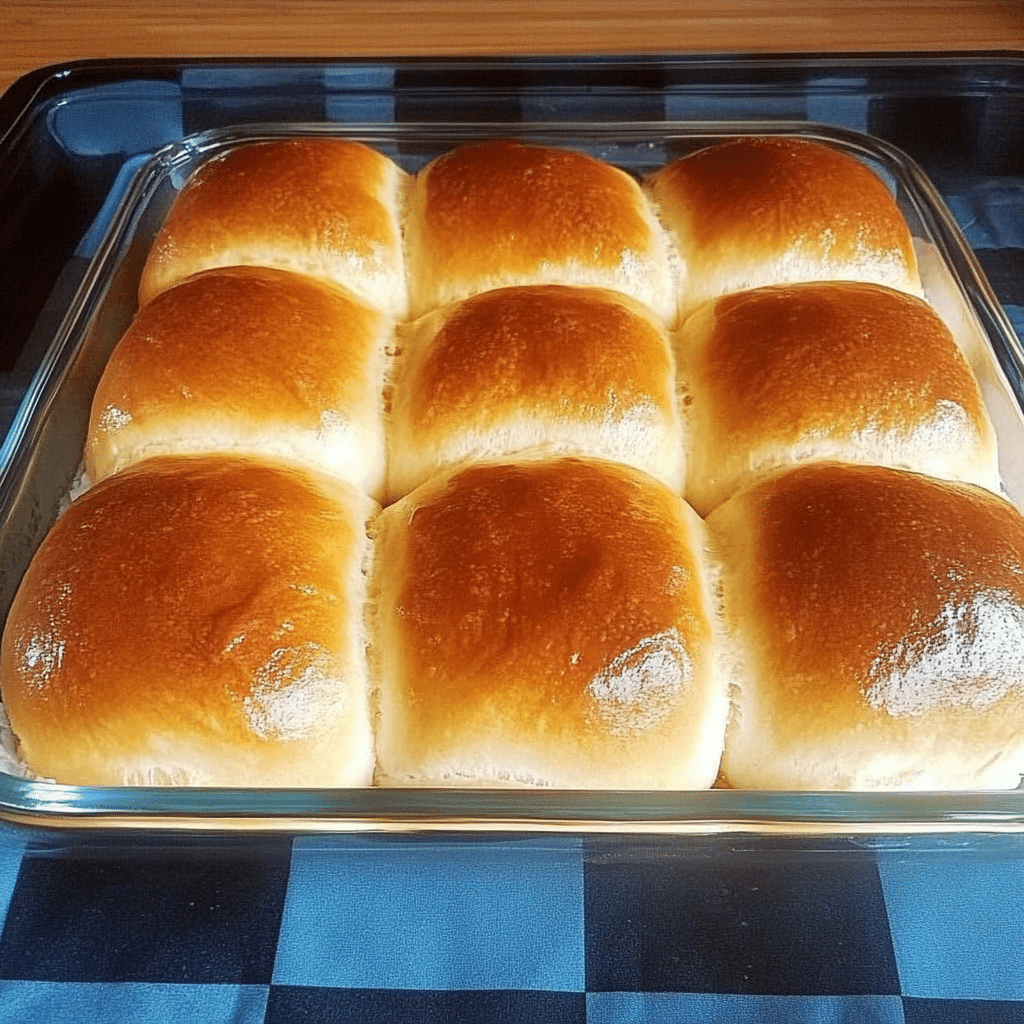 Easy Big Fat Yeast Rolls