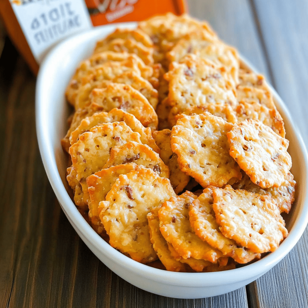 Easy Crispy Southern Cheese Crackers