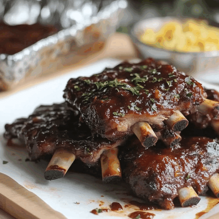 Fall Off the Bone BBQ Beef Ribs