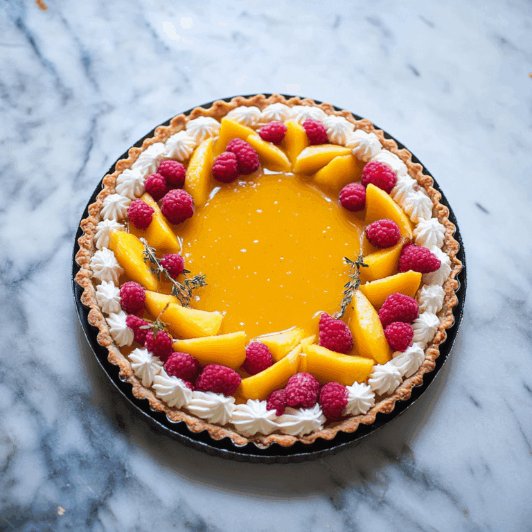Mango Curd Tart