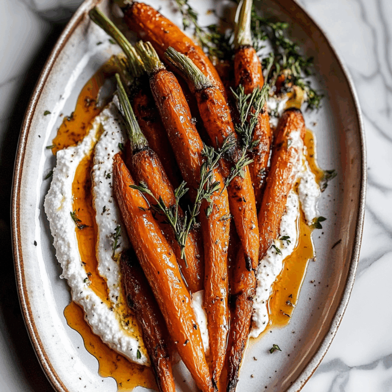 Roasted Carrots with Ricotta