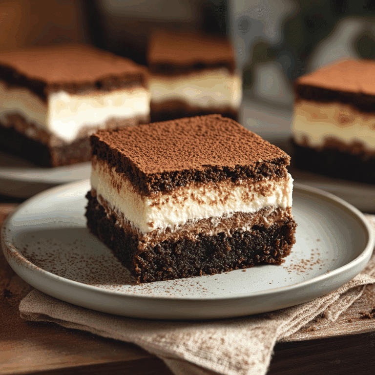 Tiramisu Brownies