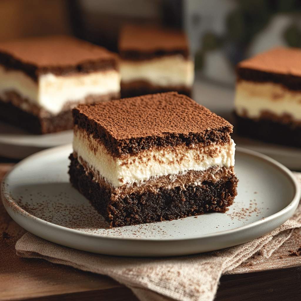 Tiramisu Brownies