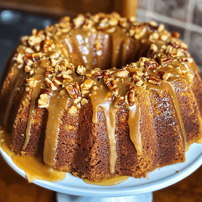 Toffee Pecan Caramel Pound Cake