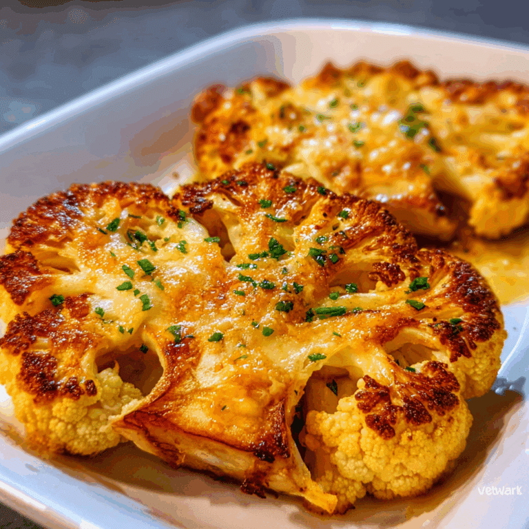 Cheesy Cauliflower Steaks