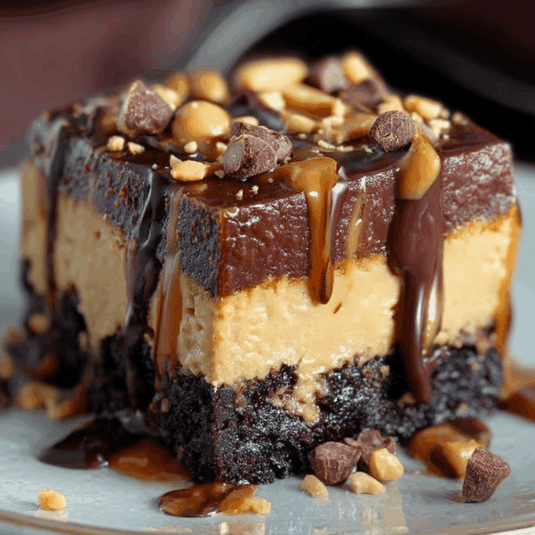 Chocolate Peanut Butter Poke Cake