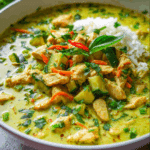 Green Thai Chicken Coconut Curry