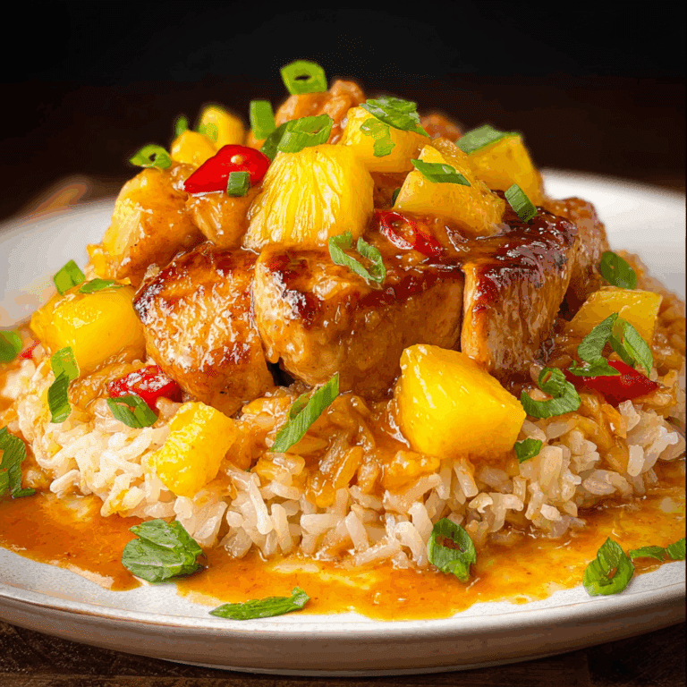 Hawaiian Pineapple Chicken and Rice Recipe