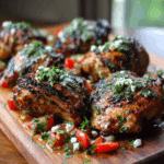 Mediterranean Grilled Chicken Thighs
