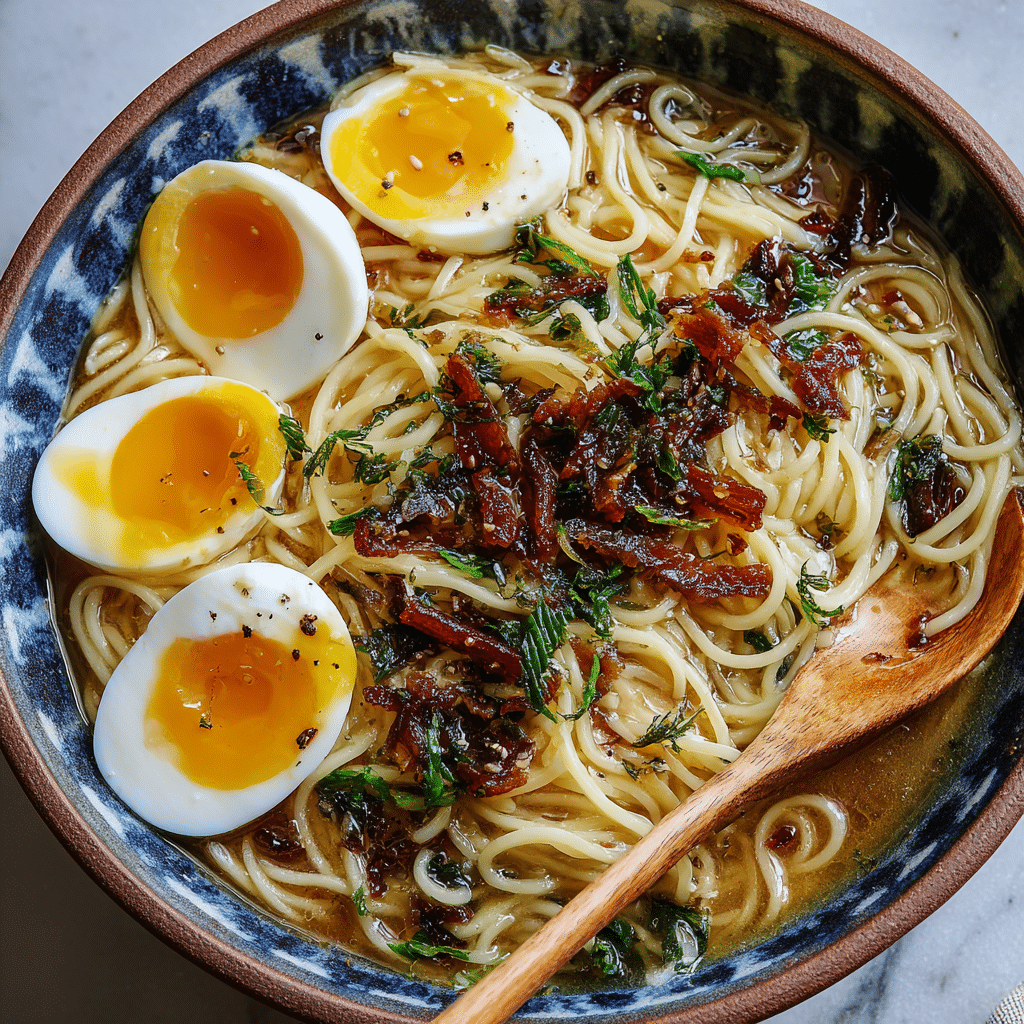 Miso Butter Ramen Noodles
