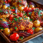 Sheet Pan Harissa Chicken