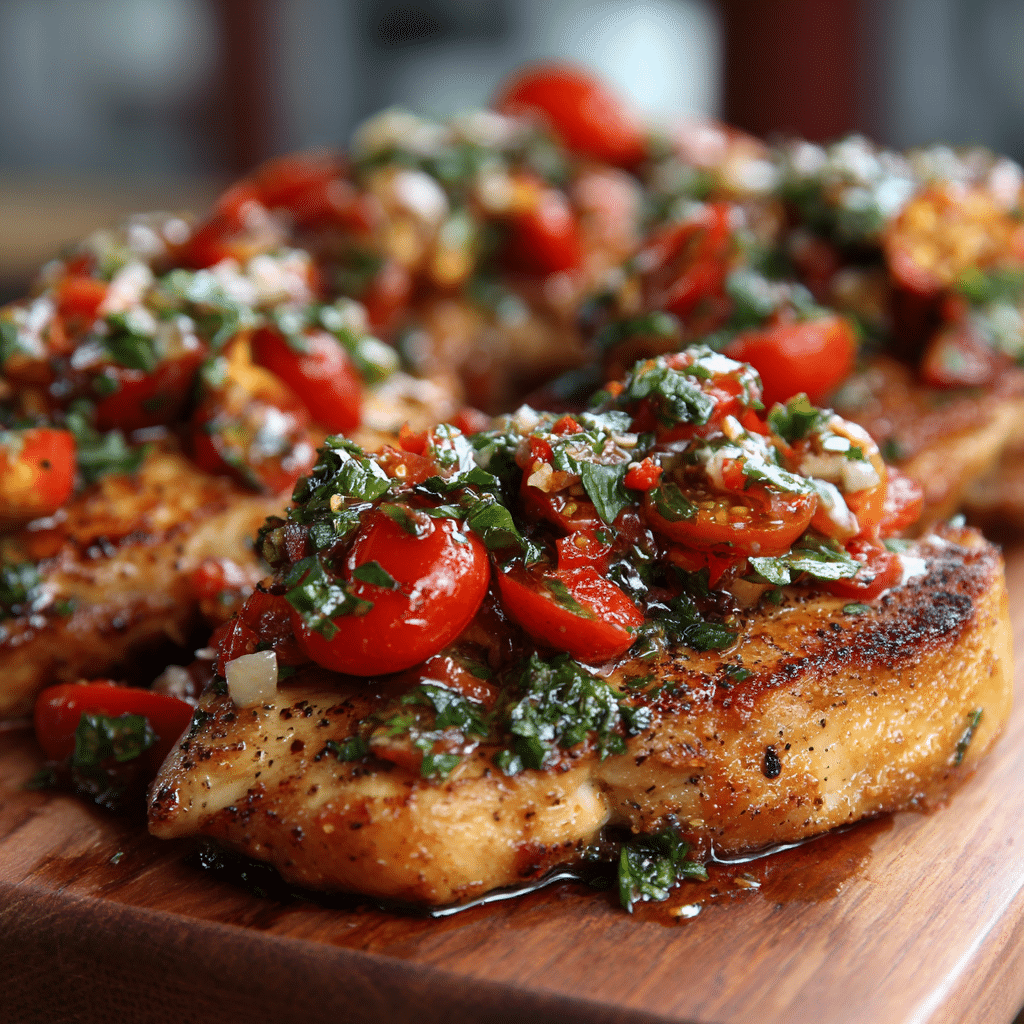 Skillet Bruschetta Chicken