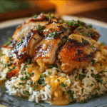 Smothered Chicken and Rice