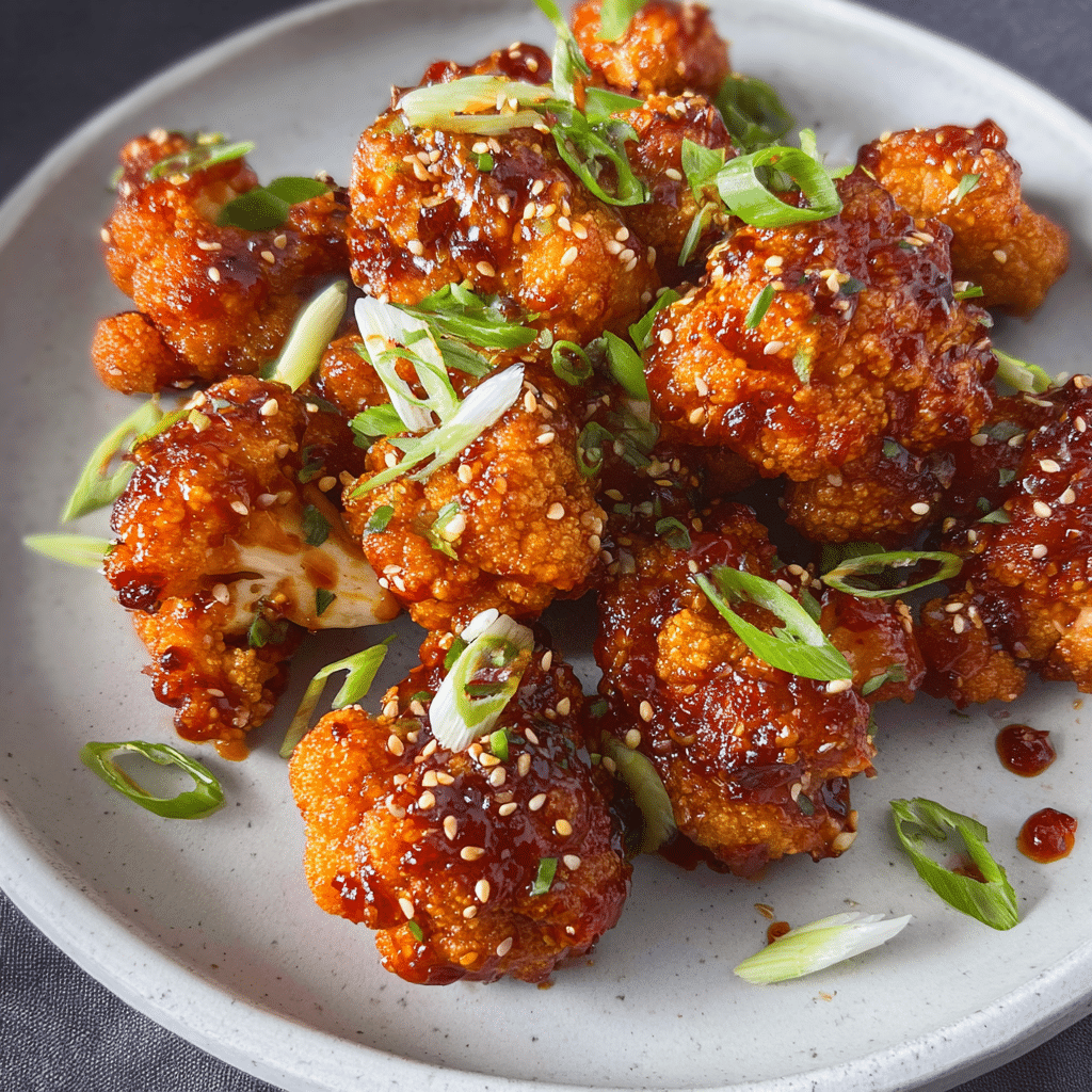Spicy Korean Cauliflower Wings Recipe