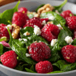 Spinach Raspberry Salad