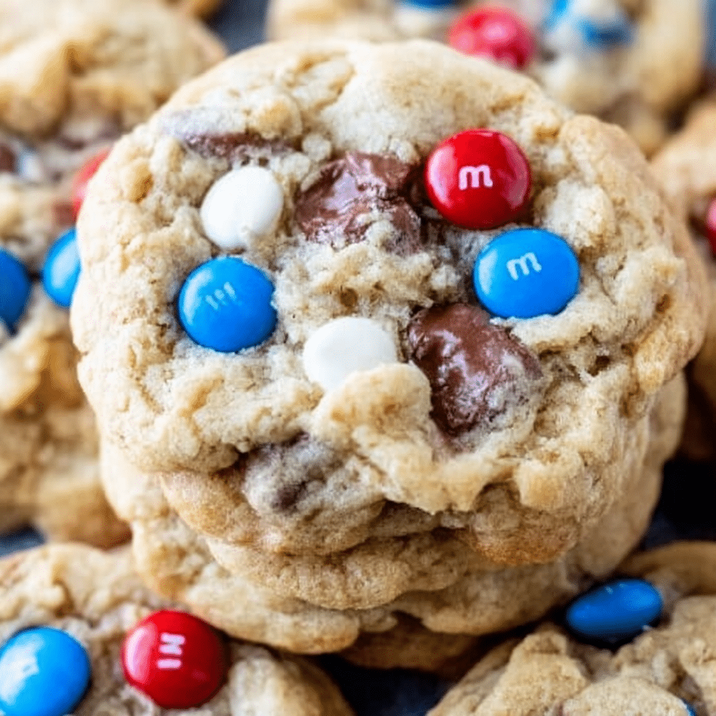 4th of July Chocolate Chip Cookies