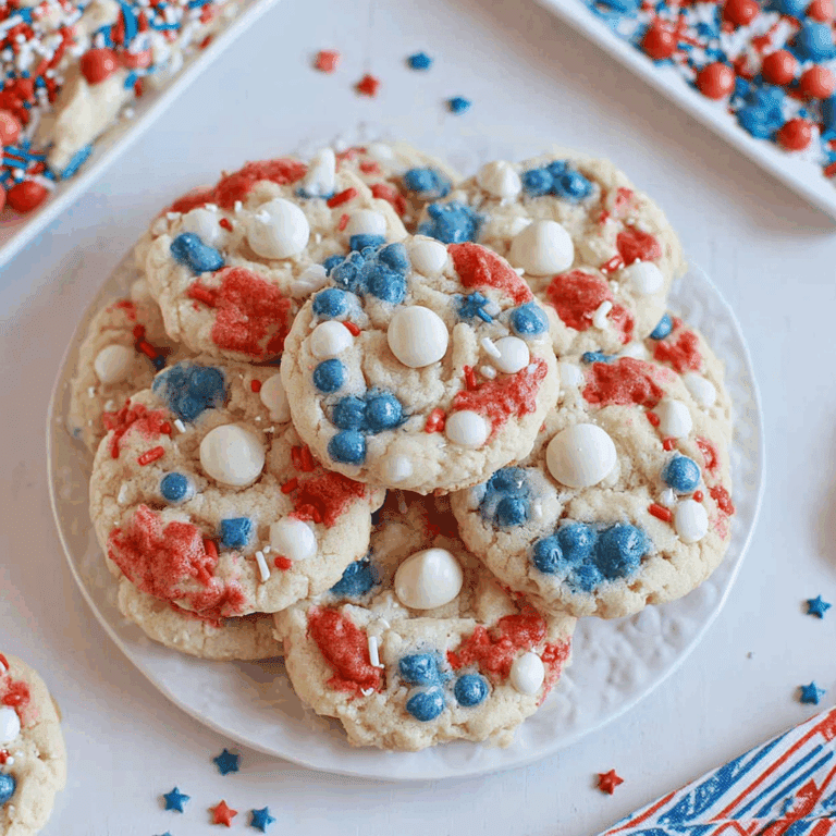 4th of July Cookie Cake
