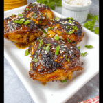 Air Fryer Honey Garlic Chicken Thighs