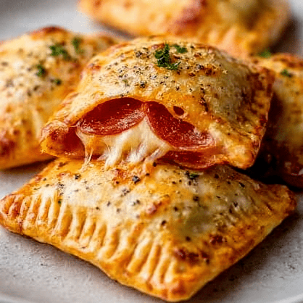 Air Fryer Pizza Pockets