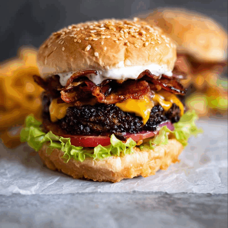 Bacon Ranch Cheeseburgers