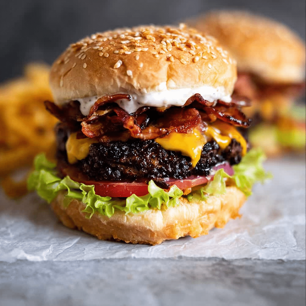 Bacon Ranch Cheeseburgers