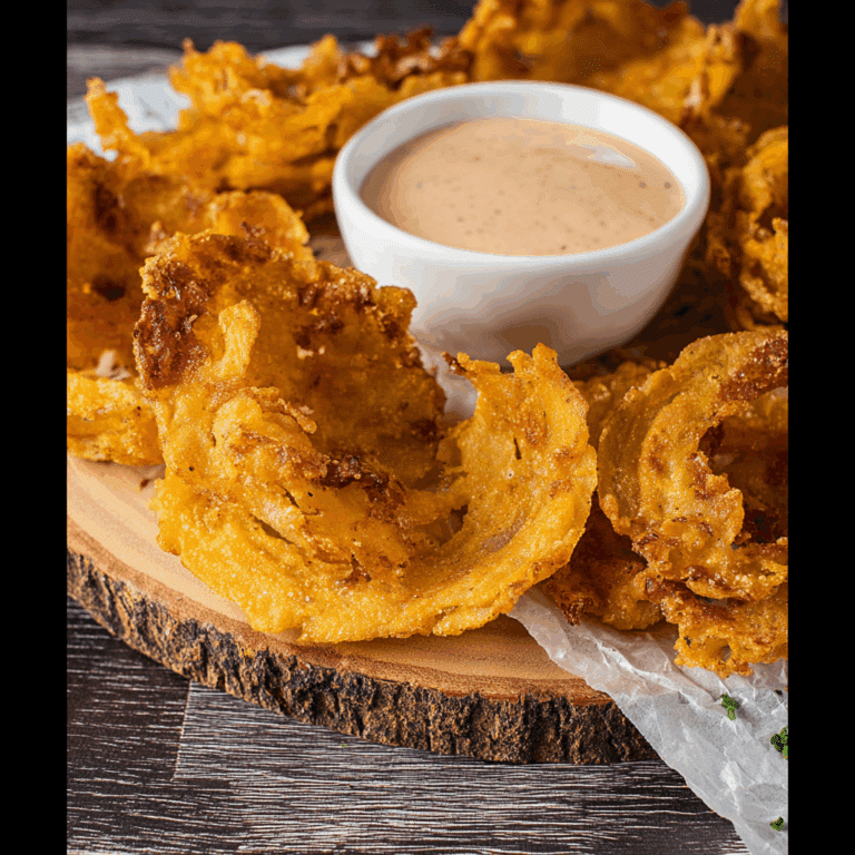 Crispy Onion Bites with Zesty Dipping Sauce