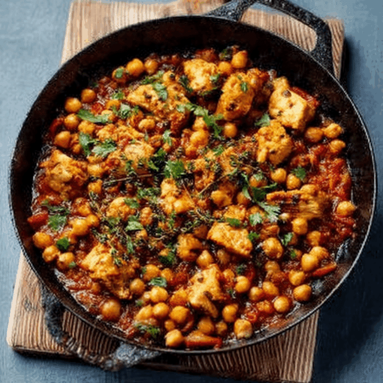 Cumin Chicken & Chickpea Skillet