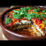 Eggplant Lasagna with Arugula Pesto