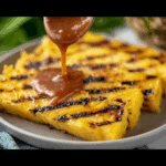 Grilled Pineapple with Cinnamon Honey Glaze