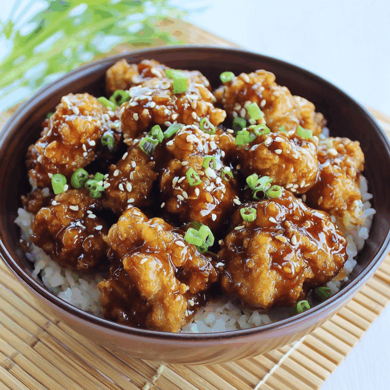Honey Garlic Crispy Chicken