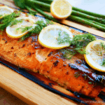 Honey Glazed Grilled Trout on Cedar Planks