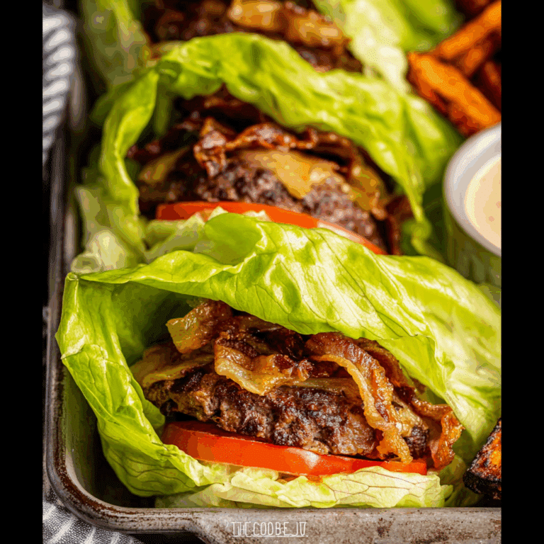 Lettuce Wrapped Burgers