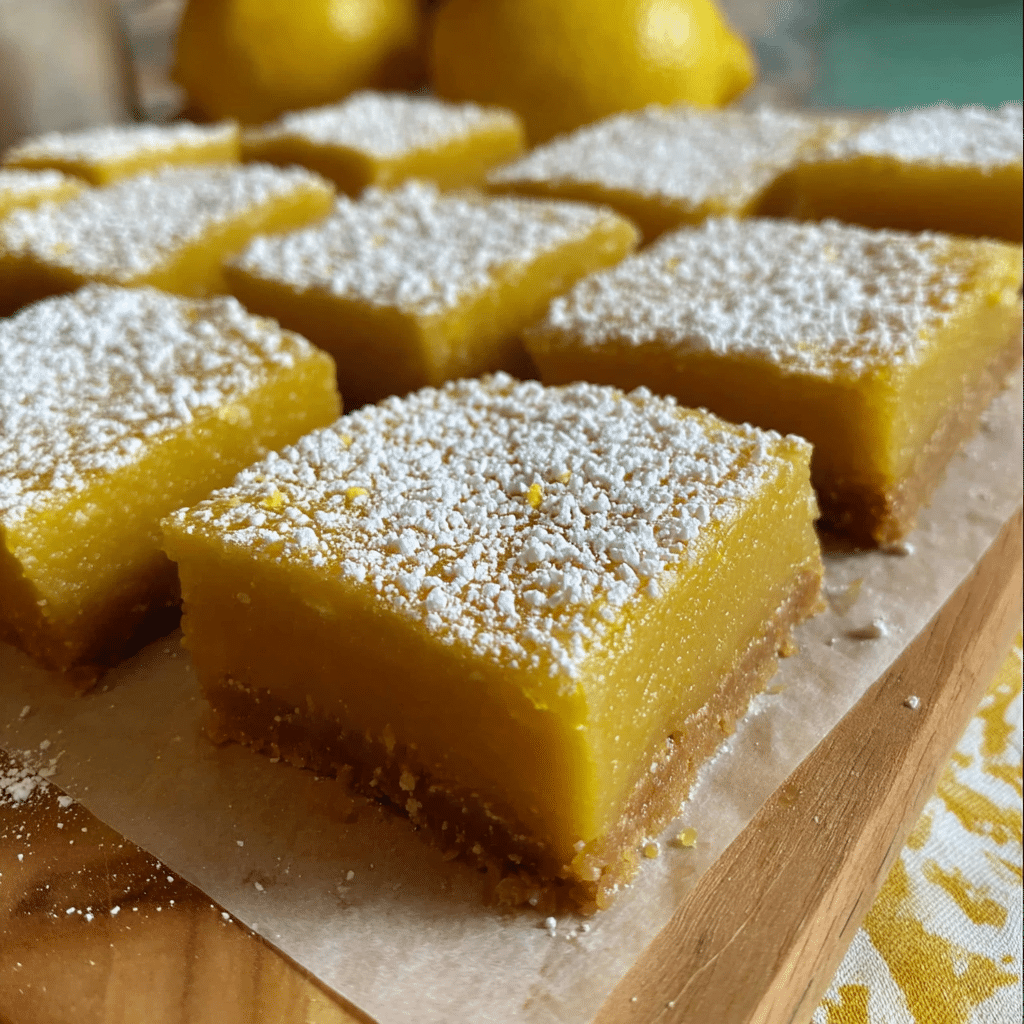 No-Bake Vegan Lemon Bars