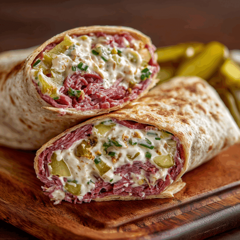 Pickle Wrap Dip with Corned Beef