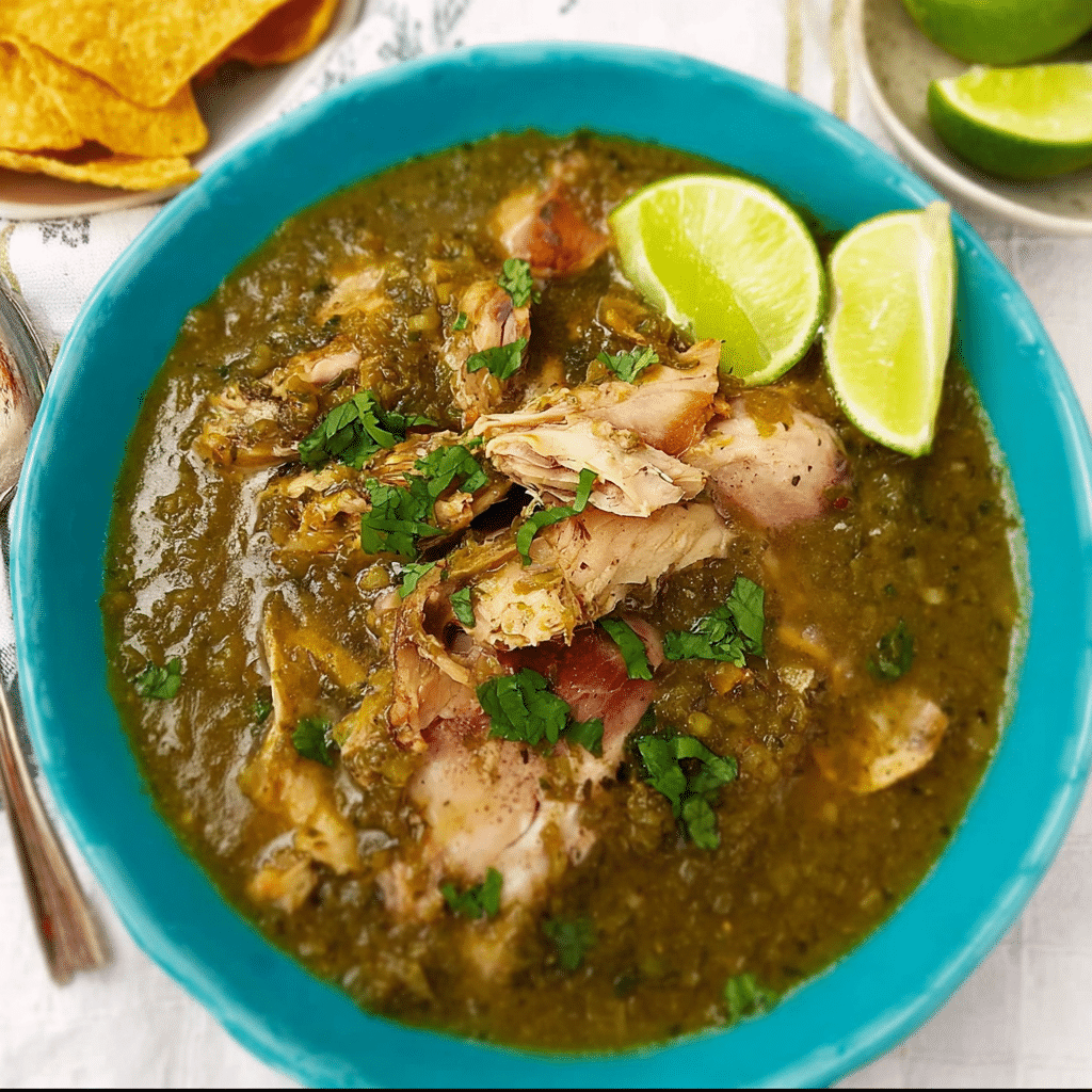 Pressure Cooker Chicken Chile Verde