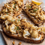 Roasted Cauliflower Toast with Sourdough